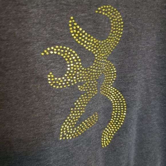 3 for $25 Browning Grey Deer Hoodie Small - Picture 2 of 5